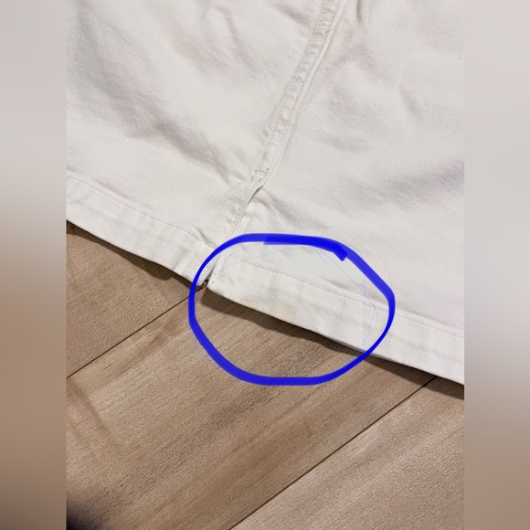 Banana Republic White Jean Skirt size 10 - Picture 8 of 8